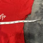 Tommy Hilfiger Red  T Shirt Xl Embroidered‎ Logo Photo 5
