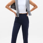 Athleta Women's Endless High Rise Navy Pant 10 Petite Athleisure Business Casual Photo 0