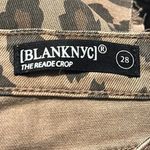 BLANK NYC Blank NYC The Reade Crop Skinny Camo Jeans Size 28 Animal Print 98TD1634MXI Photo 7
