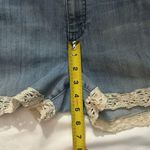 Vintage SASSOON Jeans Ooh La La Bootcut Boogie Lace Trim High Rise Short No Size Blue Size undefined Photo 6