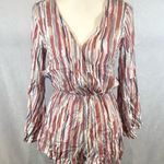 Audrey 3+1  colorful artistic print romper size small Photo 0