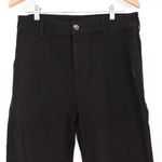 American Giant Women's Wide Leg Pant Size 12 Made In USA Black Photo 2