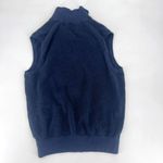 Ralph Lauren Polo Men's Pima Cotton Full-Zip Sweater Vest Navy Blue Size Medium Photo 3