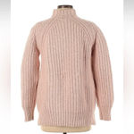 J.Crew Collection Blush Light Pink Turtleneck Knit Wool & Alpaca Sweater Size M Photo 2