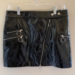 Rebecca Minkoff Faux Leather Mini Skirt Photo 0