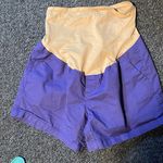 Old Navy  purple maternity shorts 6 Photo 0