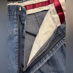 Chic vintage high waisted pleated straight leg mom jeans medium wash Size 12 Blue Photo 4