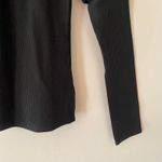 Cult Gaia  Black Mora Top Ribbed Cut-Out Long Sleeve Blouse Women's size XS Photo 5