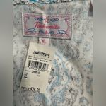 Panhandle  Western Paisley Snap-Up Shirt White Pearl Snaps Photo 3