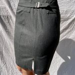 EXPRESS Women's Black High Waist Buckle Back Lined Casual Pencil Skirt Photo 0
