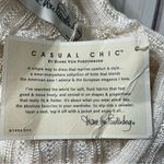 Diane Von Furstenberg  Size 3X  Sheer Metallic Cable Knit Sweater Top Lagenlook Photo 6