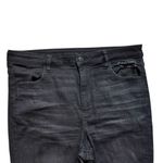 American Eagle Womens  Super Hi-Rise Distressed Black Jeggings Jeans 16S 16 Short Photo 2