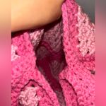 Handmade Handcrafted Crochet Barbie Pink Tote Bag Photo 2