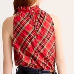 J.Crew Like New Ruffle Neck Cotton Poplin
Top Good Tidings Plaid Medium Photo 1