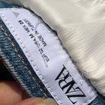 ZARA  Women’s Contrast Denim Mini Skirt Photo 6