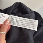 Abercrombie & Fitch Black Emerson Cap Sleeve Linen Mini Dress Size Medium Photo 8