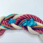 Vintage Leather Shop 80s Braided Elastic Rope Belt Photo 6