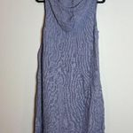 Flax  blue linen hooded maxi dress Photo 4