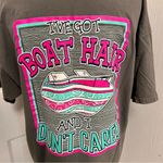 Gildan Dale Hollow Boat Hair Don't Care Tee Photo 4