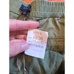 J.Crew  Olive Green Drawstring Waist Elastic Patch Pockets Shorts Large Photo 1