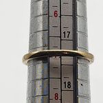 Renaissance Jewelry Gold Plated Sterling Silver Lab Sapphire & Topaz Ring (7) Blue Photo 9