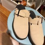 Dr. Martens Beige Buckle Mules Photo 1