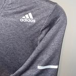 Adidas 🏃🏼♀️ Running Grey 1/4 Zip Athletic Fleece ClimaHeat Jacket🏃🏼♀️ ~med Photo 5