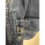 Levi's  Upcyled Jean Jacket XL Blue Denim Trucker Edgy Biker Street Rocker 80s 90s Photo 3