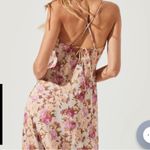 midi floral sun dress with slit Multi Photo 2