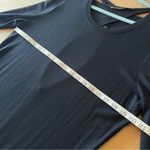 Athleta  Nirvana Go To Long Sleeve Cross Back Super Soft Sweatshirt Dress, blk, M Photo 8