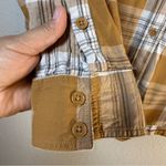 Garnet Hill  Essential Boyfriend Plaid Button-Up Shirt Sz:14 Photo 3