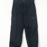 Nasty Gal Gal After Party Vintage At Ease Pants Small Black Cargo Joggers Y2K Photo 2