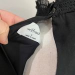 Aritzia Wilfred Little Black Chiffon Long Sleeve Dress Size Small Photo 4