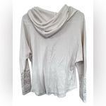 Miss Chievous  Light Cream Hoodie with Lace Details Photo 2
