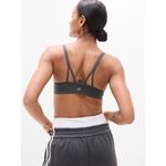 Athleta New M Cut Out Bra Shadow Grey Medium Cup D-DD Photo 1