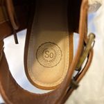 SO  Brown Lace-Up Peep-Toe Heels Photo 3