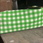 Dooney & Bourke  Green Checkered Tote with Brown Accents Photo 7