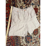 Rachel Comey Linen Shorts Beige Pleated Made in New York Minimalist Summer Size 8 Photo 1