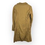XCVI Womens Medium Vintage Long Frayed Jacket Made USA Cotton Tan Lagenlook Photo 1