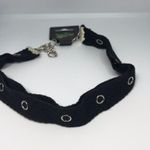 Gothic Black Grommet Punk Chocker New Photo 3