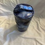 Rebecca Minkoff NWOT  Blue Tie Dye Cosmetic Barrel Pouch Photo 4