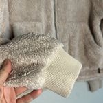 Billabong Teddy Faux Fur Full Zip Jacket Warm Cozy Fall Pockets Tan Winter Hygge Photo 6