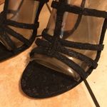 Adrianna Papell  Adara black gaugin lace high heels size 9.5m Photo 3