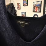 Something Navy  Women's Deep Blue V-Neck Sweater Photo 4