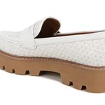 Franco Sarto NEW Balin Platform Loafer (Women) 10M, WHITE Lug Sole Photo 7