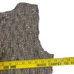 Annie Alexander Sleeveless Top Metallic Crinkle Textured‎ Gray Large Photo 5