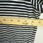 J Jill Dress Womens Small Navy White Striped Bell Sleeve‎ Embroidered Preppy Blue Photo 4