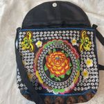 Embroidered Boho Artsy Festival Shoulder Bag & Wallet Set Photo 10