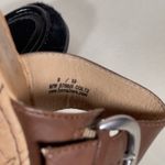 Born Sea Brown Leather Women's Cork Wedge Platform Sandal 8 39 Boho Retro B76806 Photo 8