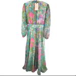 NWT Abbey Glass Brooke Floral Long Sleeve V Photo 2